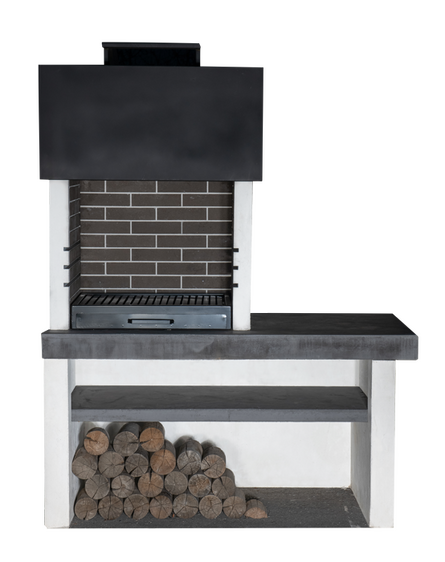 Minimal BBQ  μπάρμπεκιου με πάγκο εργασίας